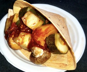 Veggie Skewer Wrap